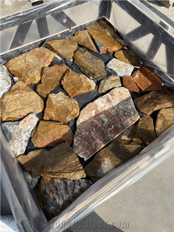 Cheaper Natural Exterior Wall Loose Stones