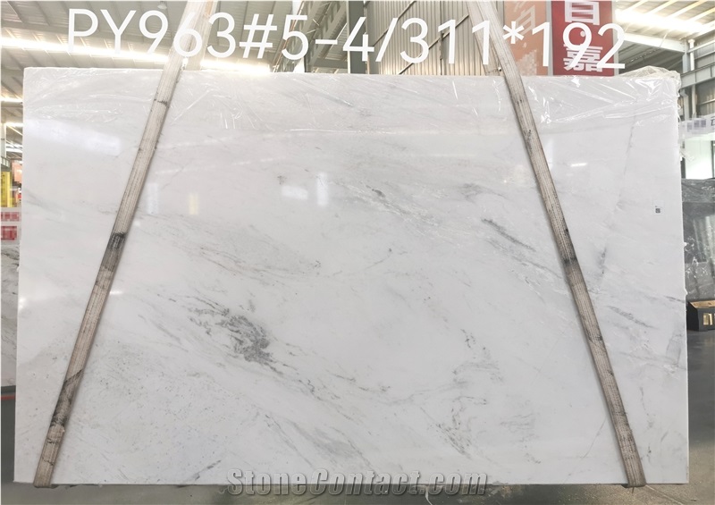 China  Polished Glorious White Marble Slabs