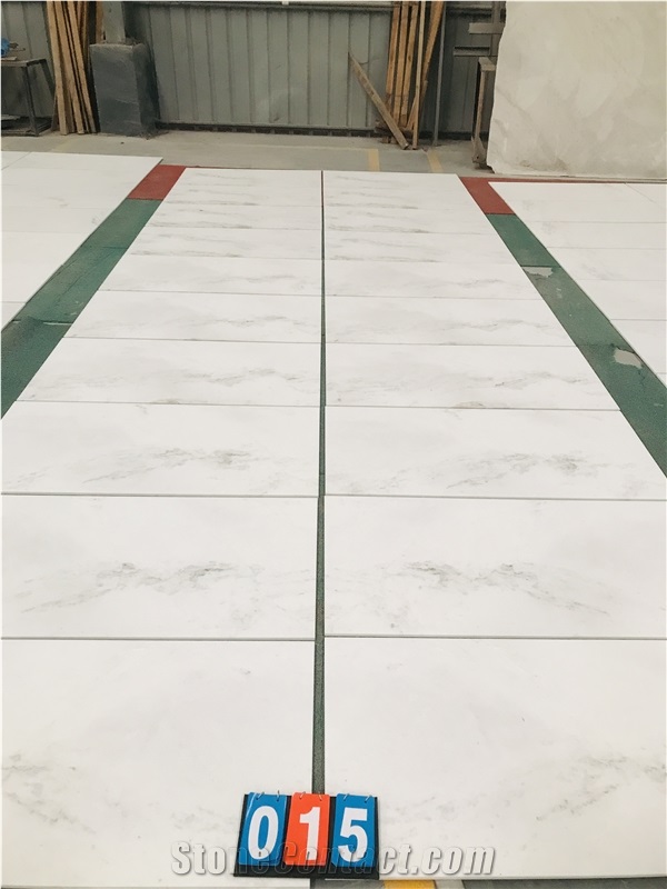 White Amber Marble Polished Tiles