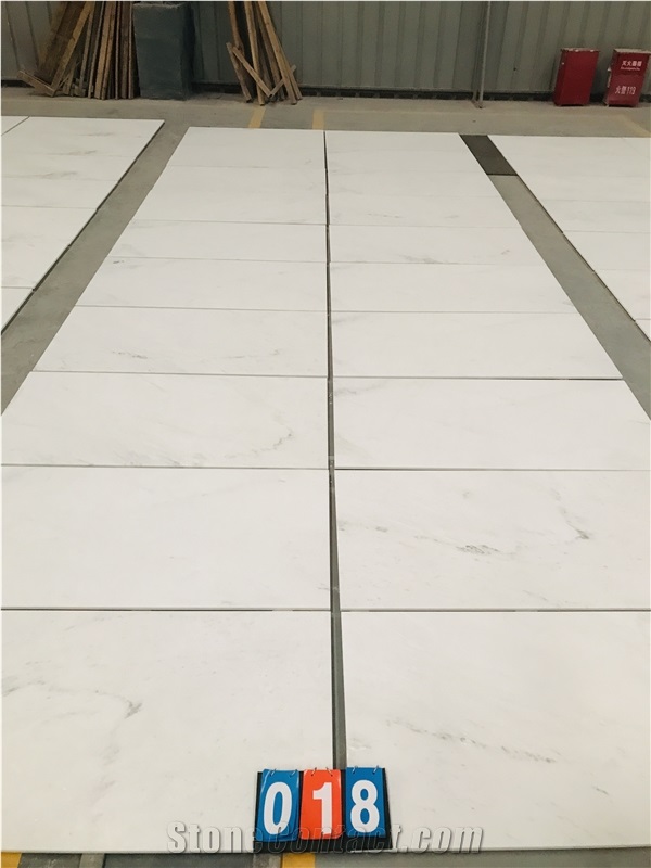 White Amber Marble Polished Tiles
