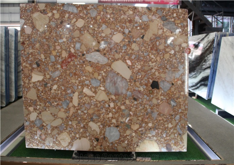 Beautiful Multicolor Breccia Policroma Marble Slabs