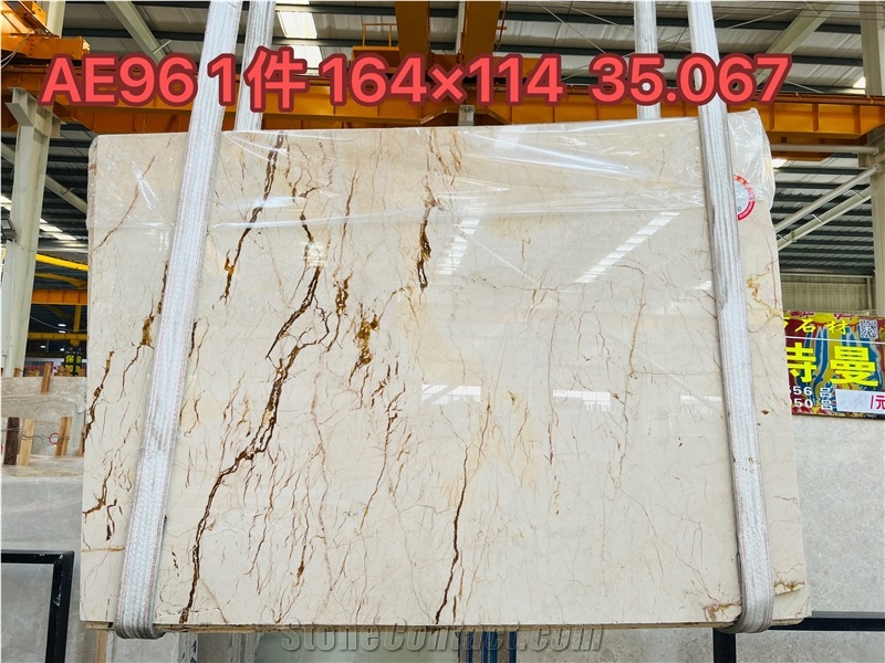 Beautiful Sofitel Gold Marble Slabs