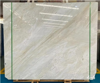 Bookmatch Mariam White Marble Slabs