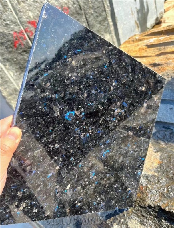 Blue In The Night Granite Slab Tiles