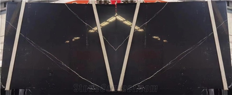 Nero Marquina Marble Bookmatch Slabs