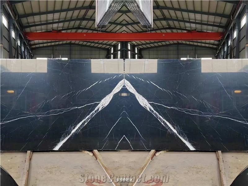 Nero Marquina Marble Bookmatch Slabs