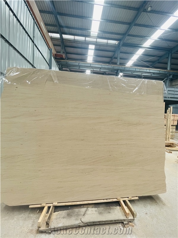 Portugua Beige Moca Cream Limestone Slabs