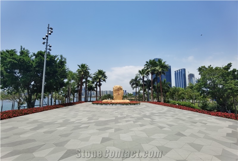 Sandbased Water Permeable Paver-Color Pattern Pavement