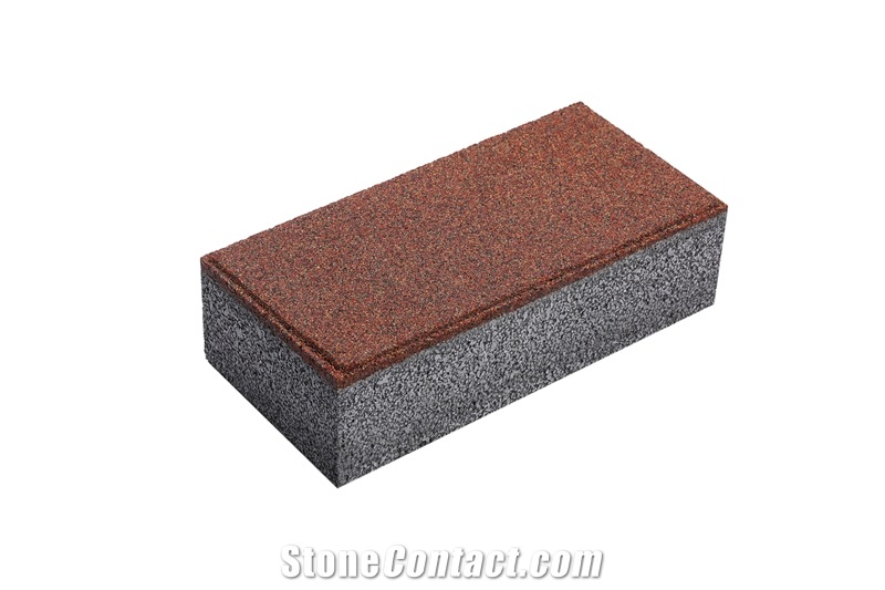 Sandbased Water Permeable Paver-Maple Red Pavement