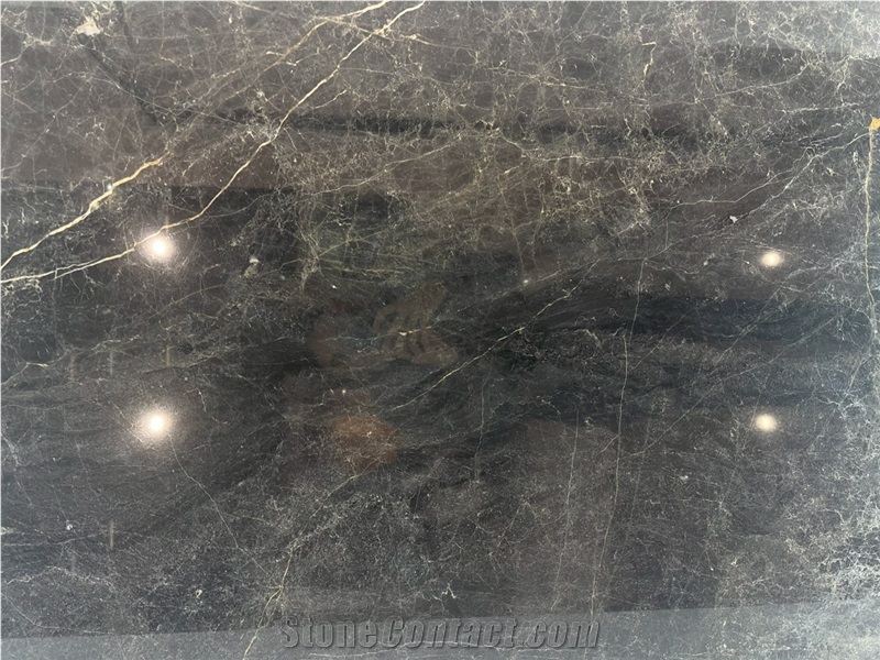 Hermes Black Marble Slabs