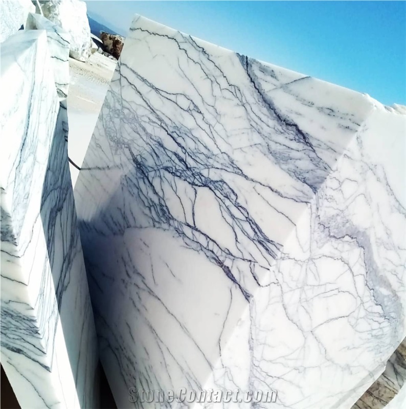 Milas Lilac Marble Blocks
