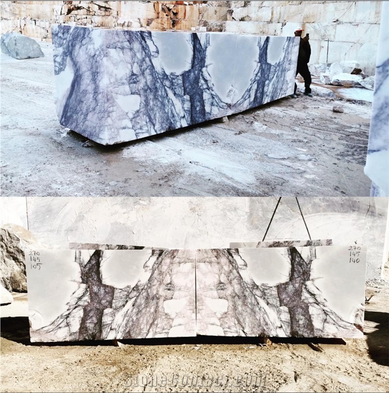 Milas Lilac Marble Blocks