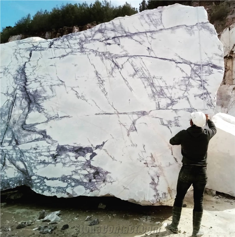 Milas Lilac Marble Blocks