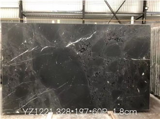 Calacatta Black Negresco Quartzite Slabs For Wall Flooring