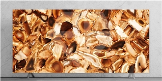 African Carnelian Semiprecious Stone Slabs