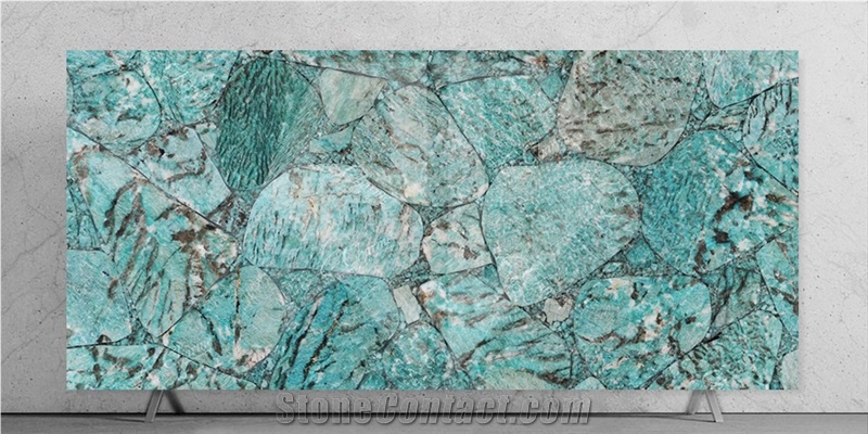 Amazonite Semiprecious Stone Slabs
