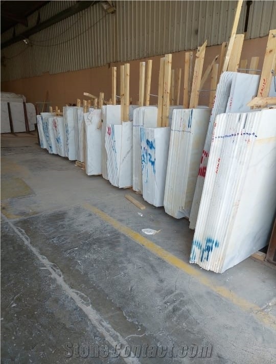 Mugla White Marble Slabs - Turkish Marble Slabs