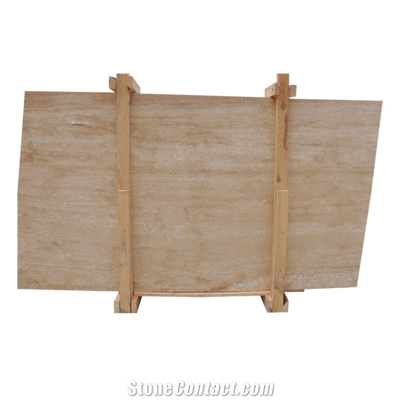 White Travertine - Light Travertine  Slabs