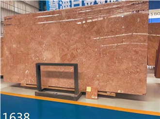 Tea Rose Marble Slabs Orange Peel Red Pink Stone Tile