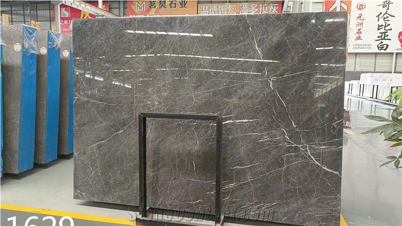 Wyndham Grey Marble Slabs Gray Stone Floor Interior Use