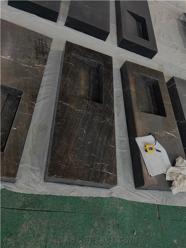 European Network Marble Natural Stone Bathroom Unit Sinks