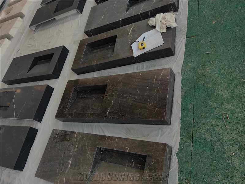 European Network Marble Natural Stone Bathroom Unit Sinks