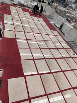GOLDTOP Beige Crema Marfil Marble Floor Tile For Hotel