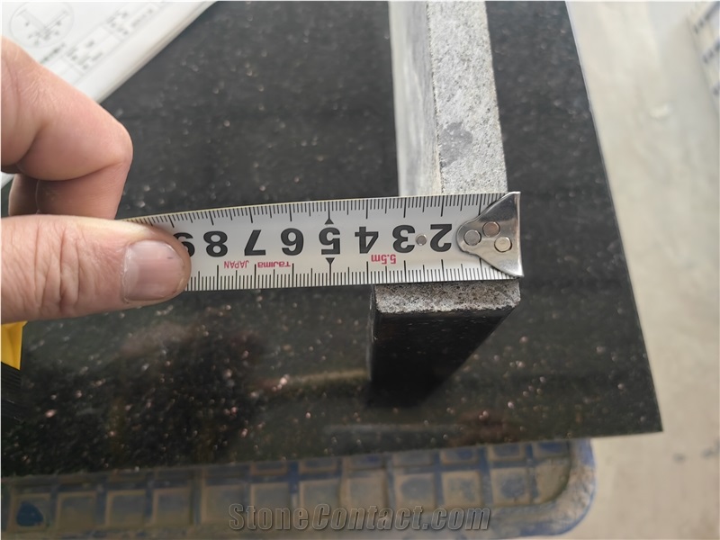 Goldtop Black Galaxy Granite  Tiles