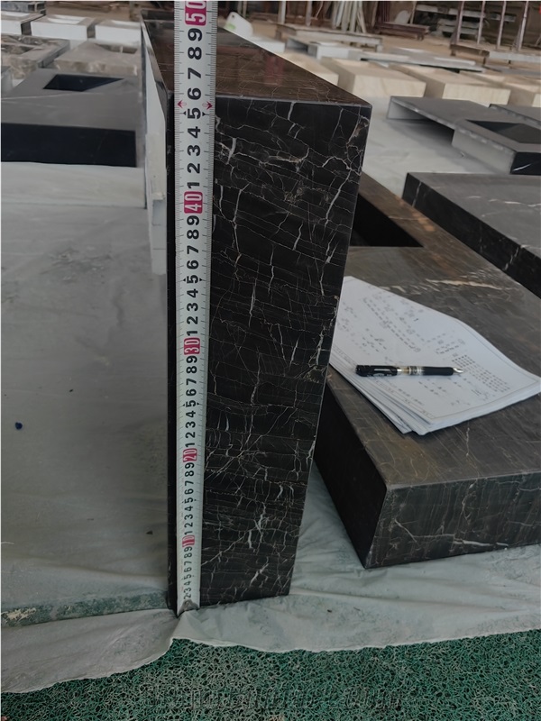 GOLDTOP Brown European Network Marble Vanity Tops