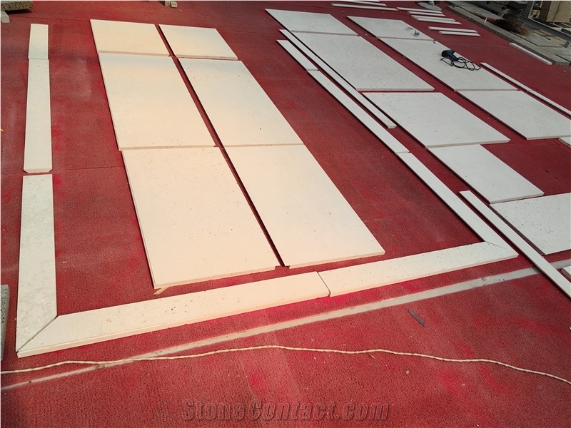 Goldtop Ivory White Cheese Limestone Tiles