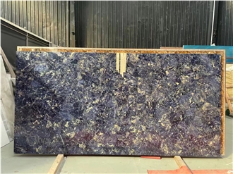 Bolivia Blue Sodalite Semi Precious Stone Slabs