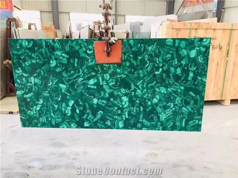 Malachite Green  Semiprecious Stone Slabs