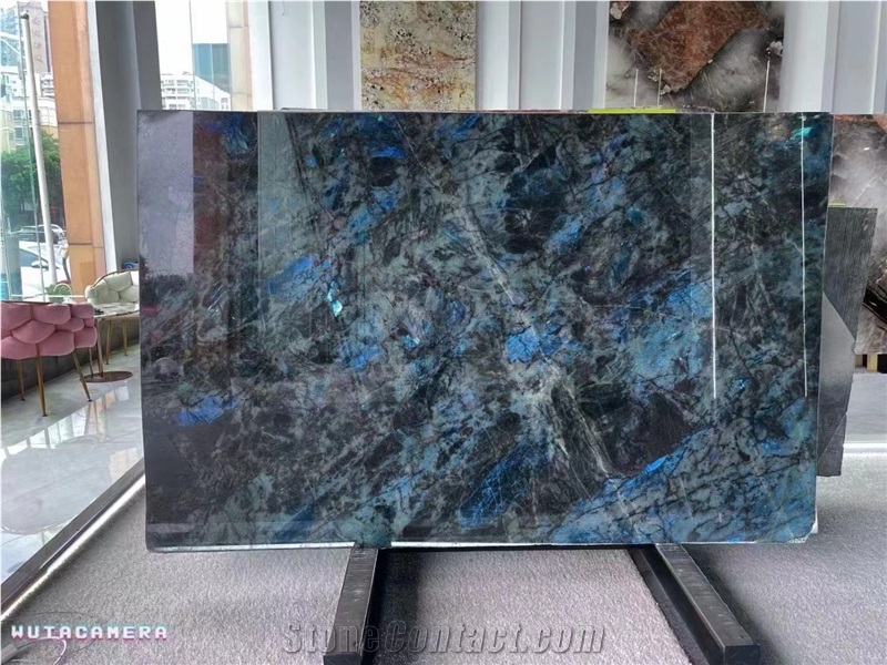 Lemurian Blue Granite Exotic Granite Slabs from China - StoneContact.com