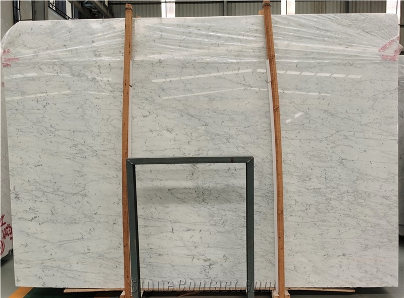 Bianco Carrara White Marble Slabs