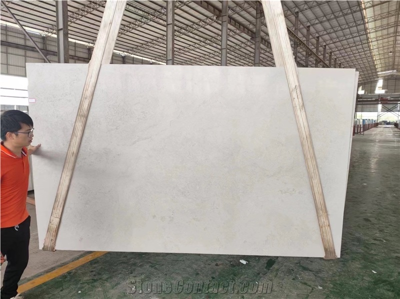 China White Travertine Floor Tiles And Slabs Polished Honed