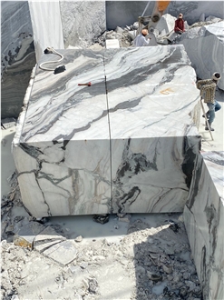 India Panda White Marble Blocks