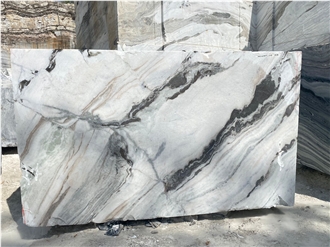 India Panda White Marble Blocks