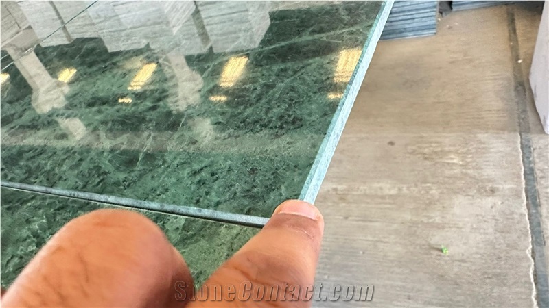 Indian Greeen Marble Tiles 10Mm Thickness