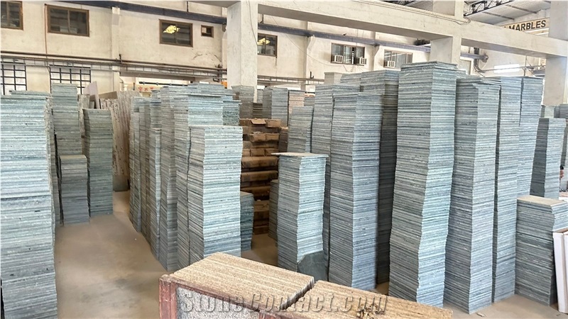 Indian Greeen Marble Tiles 10Mm Thickness