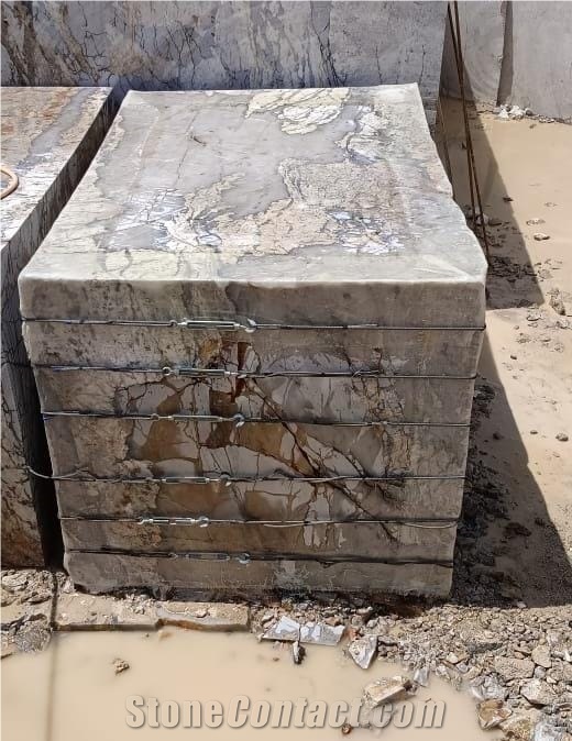 Indian Patagonia White Granite Blocks