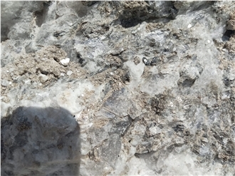 Mica Infused Feldspar Bianco White Lumps Boulders, Quartz Boulders