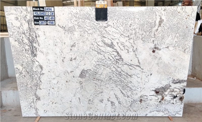 Mona Lisa White Granite Slabs