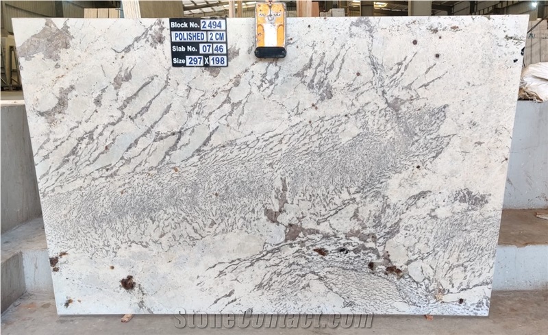 Mona Lisa White Granite Slabs