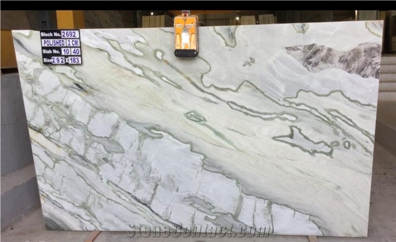 Oyster Green Marble Slabs 2Mm