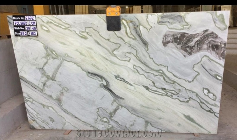 Oyster Green Marble Slabs 2Mm