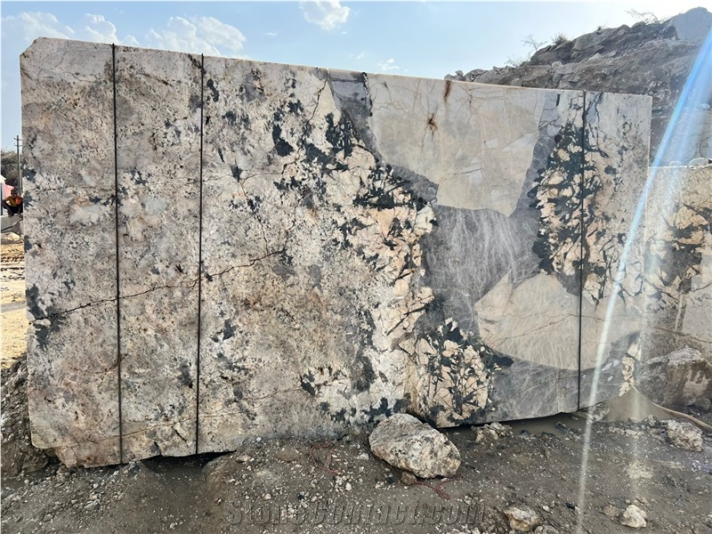 Patagonia White Granite Exotic Granite Quarry Blocks