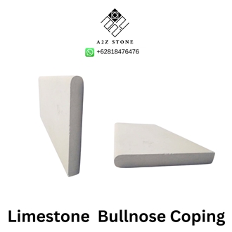 Java White Limestone For Bullnose Coping