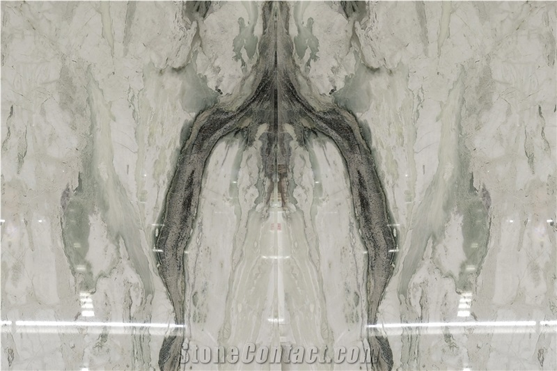 China Luxury Marble FENDI WHITE  Slabs Tiles