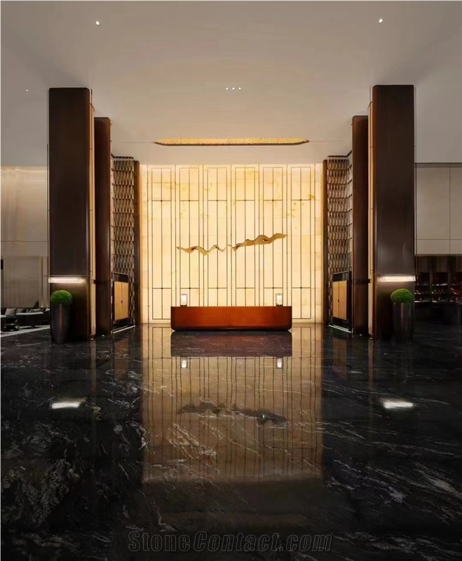 High Quality Cosmic Black Slabs For Interior Use