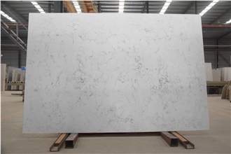 Lightning White Engineered Marble Artificial Marble